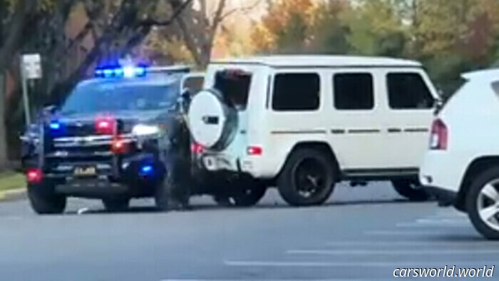 Nepo Baby accusato di aver investito degli agenti con una G-Class dopo un controllo stradale | Carscoops